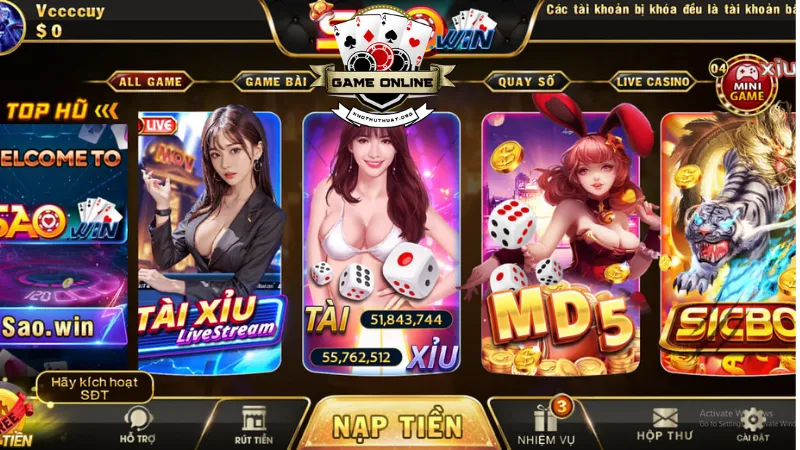 Link tải game bài zonvip