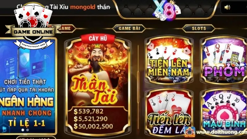 Sân chơi rộng lớn, kho game đa dạng