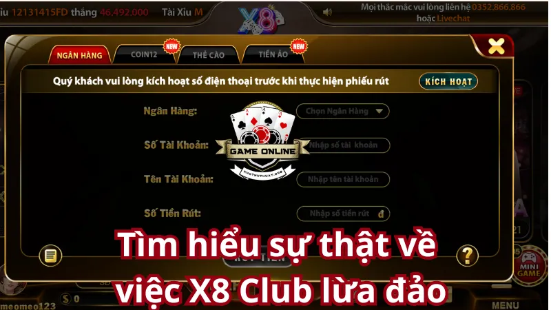 Tìm hiểu sự thật về việc X8 Club lừa đảo