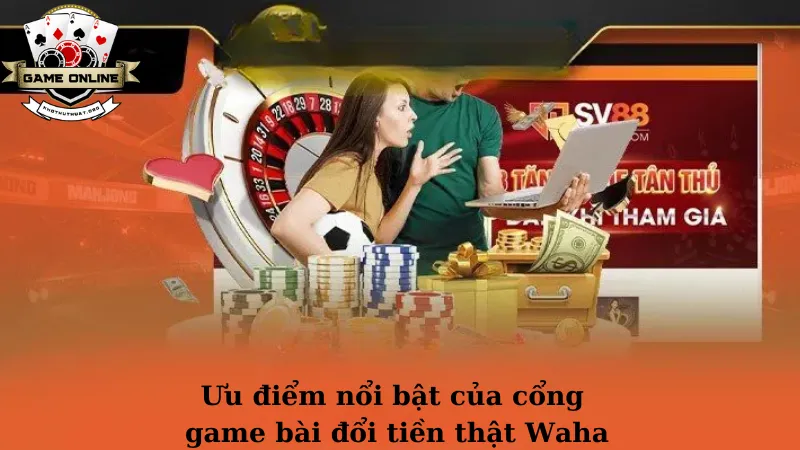 Đa dạng các tựa game có trong Waha