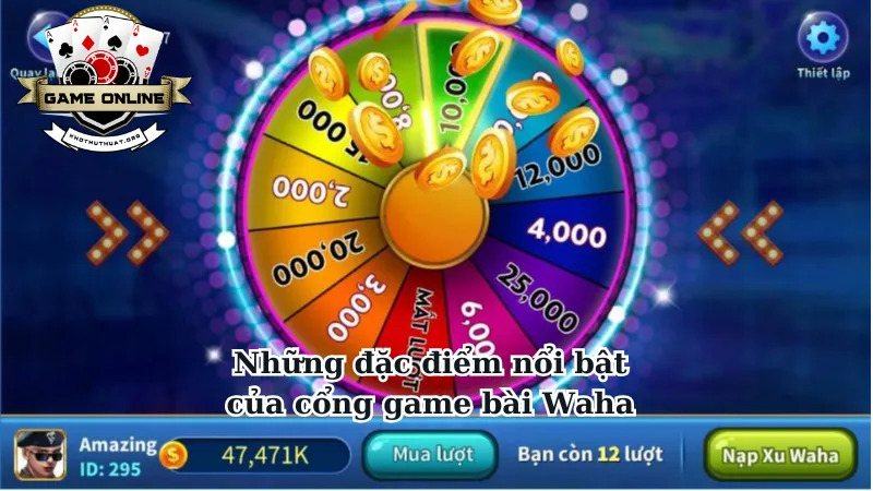 Những đặc điểm nổi bật của cổng game bài Waha 