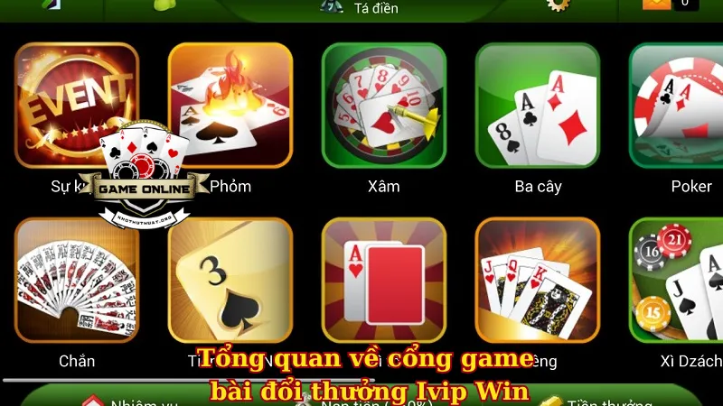 Tổng quan về cổng game bài đổi thưởng Ivip Win