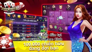 Khuyến mãi hấp dẫn tại cổng game bài Aoe Club